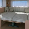 Kesseböhmer HTA 116/26 asztalláb 655/600 mm, világosszürke