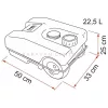 Fiamma Roll-Tank 23 W szennyvíztaxi