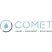 Comet Sienna zuhanytartó rúd, matt fekete