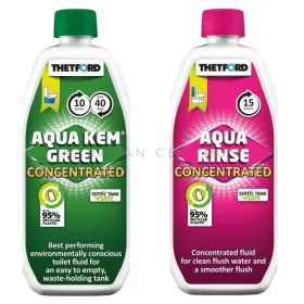   Thetford Duo Pack - Aqua Kem Green + Aqua Rinse koncentrátum