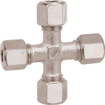 Gáz csatlakozó ø 10 mm, kereszt