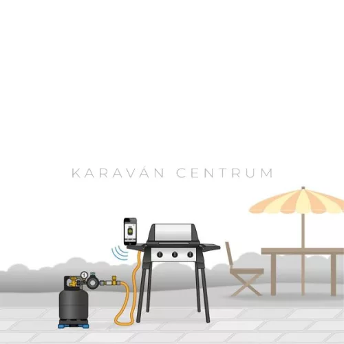 Gok mini gázkulcs, fekete