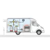 GOK ConnectDrive nagynyomású gáztömlő G.12, 45 cm