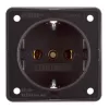 Berker Integro aljzat 230 V, barna