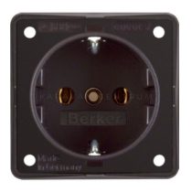 Berker Integro aljzat 230 V, barna
