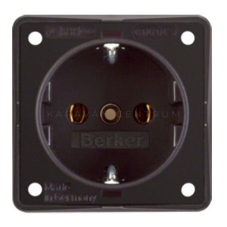 Berker Integro aljzat 230 V, barna
