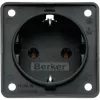 Berker Integro aljzat 230 V, antracit