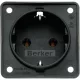 Berker Integro aljzat 230 V, antracit