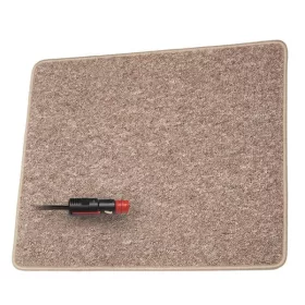 Pro Car fűthető szőnyeg  60 x 40 cm 12 V, világosbarna