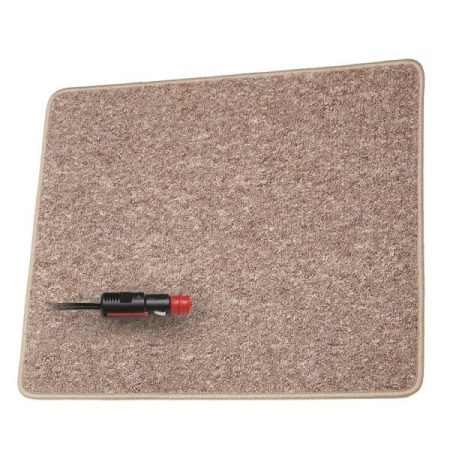 Pro Car fűthető szőnyeg  60 x 40 cm 12 V, világosbarna