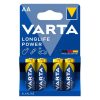 Varta Longlife Power AA alkáli elem, 4 db Varta Longlife Power AA alkáli elem, 4 db