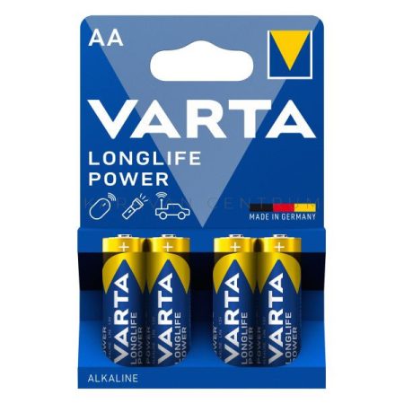 Varta Longlife Power AA alkáli elem, 4 db