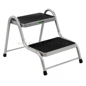 Brunner King Double acél fellépő, ezüst
