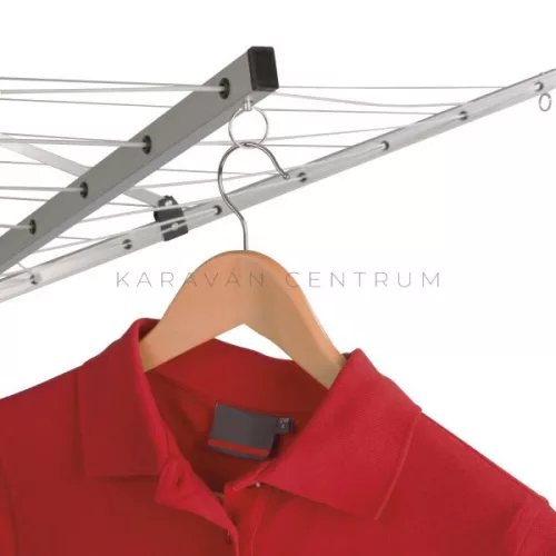 Premium XL 4 karos összecsukható ruhaszárító, alu-fekete