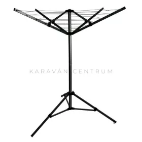 Premium 4 karos összecsukható ruhaszárító, fekete