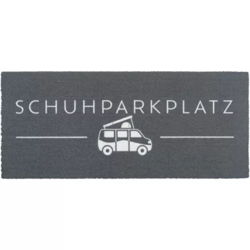 "Schuhparkplatz" lábtörlő 75 x 33 cm, kempingbusz