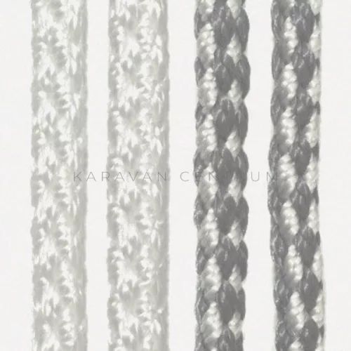 Arisol Korda ajtófüggöny  60 x 190 cm, ezüst-fehér