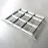 Purvario osztórendszer 330 x  30 mm, sötétszürke/világosszürke