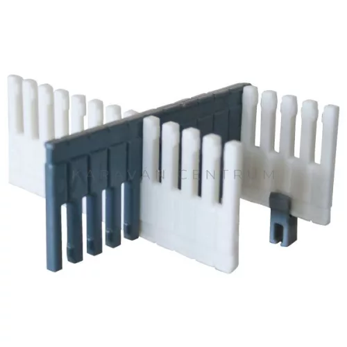 Purvario osztórendszer 330 x  30 mm, sötétszürke/világosszürke