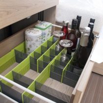 Purvario osztórendszer 330 x 100 mm, lime/sötétszürke