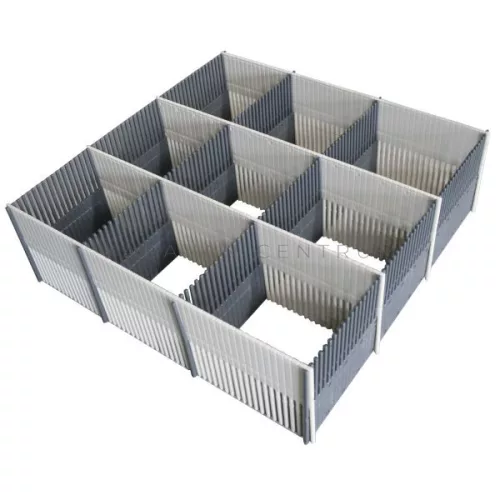 Purvario osztórendszer 330 x 100 mm, világosszürke/sötétszürke