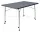 Dukdalf Stabilic 1 kempingasztal 80 x 60 cm, antracit