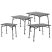 Westfield Performance Aircolite 120 Extender kempingasztal, Black Edition