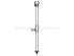 Támasztóláb talpcsúccsal, csőbilinccsel acél ø 22 mm, 165 - 260 cm