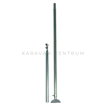 Támasztóláb talppal, csőbilinccsel acél ø 28 mm, 170 - 260 cm