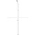 Kitámasztóláb talpcsúccsal, csőbilinccsel acél ø 22 mm, 165 - 260 cm