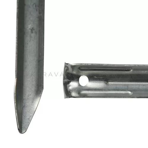 Acél sátorcövek félkör, 30 cm