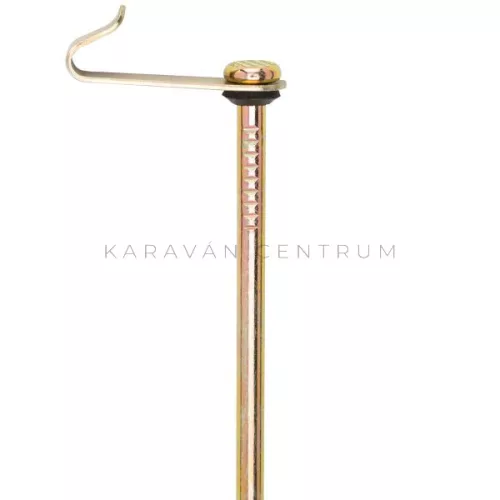 Acél sátorcövek kampóval 21 cm
