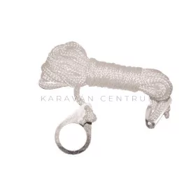   Sátorkötél feszítővel és karikával ø 3 mm x 4 m, fehér