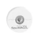 flexiMAGs mágnes ø 22 mm 4 db, fehér