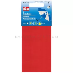 Prym öntapadó folt 14 x 6,5 cm piros, 2 db