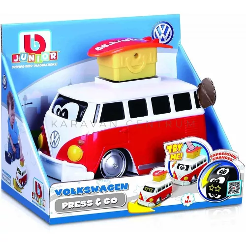VW Bus Samba Press & Go modellautó