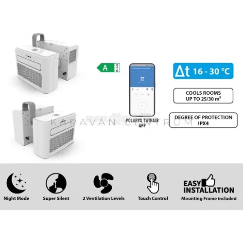 Brunner Polarys Twinair 3000 ablakklíma