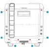 Dometic MWE 7006 lakóautó parkolóradar