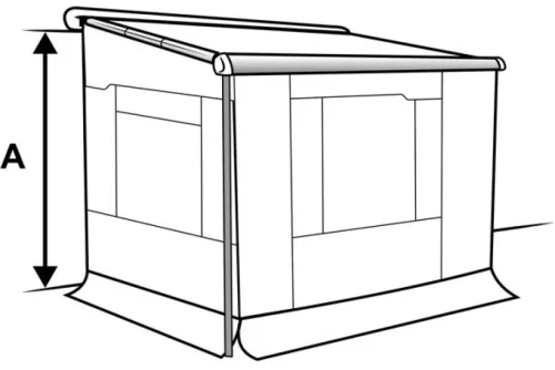 Thule Residence G3 homlokfal 400 cm, 275-310 (XXL-3XL)