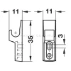 Häfele Mini-Latch bútorzár