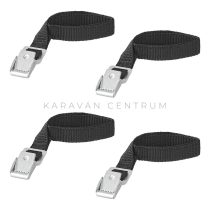 KC1285 kerékrögzítő 40 cm, fekete - 4 db