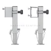 KC1522/85 utánfutó támasztóláb 345 - 675 mm, 1300 kg
