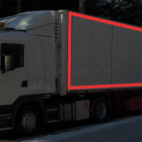 3M fényvisszaverő fólia 200 x 5 cm, piros