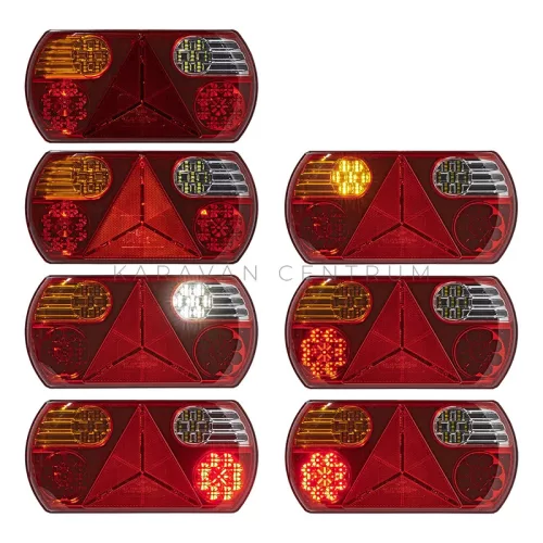 KC3945 LED hátsó lámpa 296 x 142 mm, bal oldali