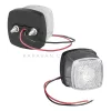 KC3991 LED első helyzetjelző lámpa prizmával 61 x 61 mm, fehér