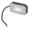 KC3994 LED első helyzetjelző lámpa prizmával 80 x 44 mm, fehér