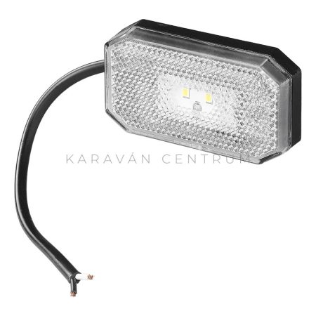 KC3994 LED első helyzetjelző lámpa prizmával 80 x 44 mm, fehér