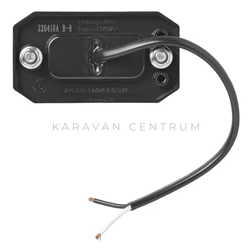 KC3994 LED első helyzetjelző lámpa prizmával 80 x 44 mm, fehér