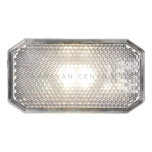 KC3994 LED első helyzetjelző lámpa prizmával 80 x 44 mm, fehér
