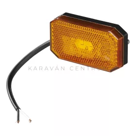 KC3996 LED oldaljelző lámpa prizmával 80 x 44 mm, narancs